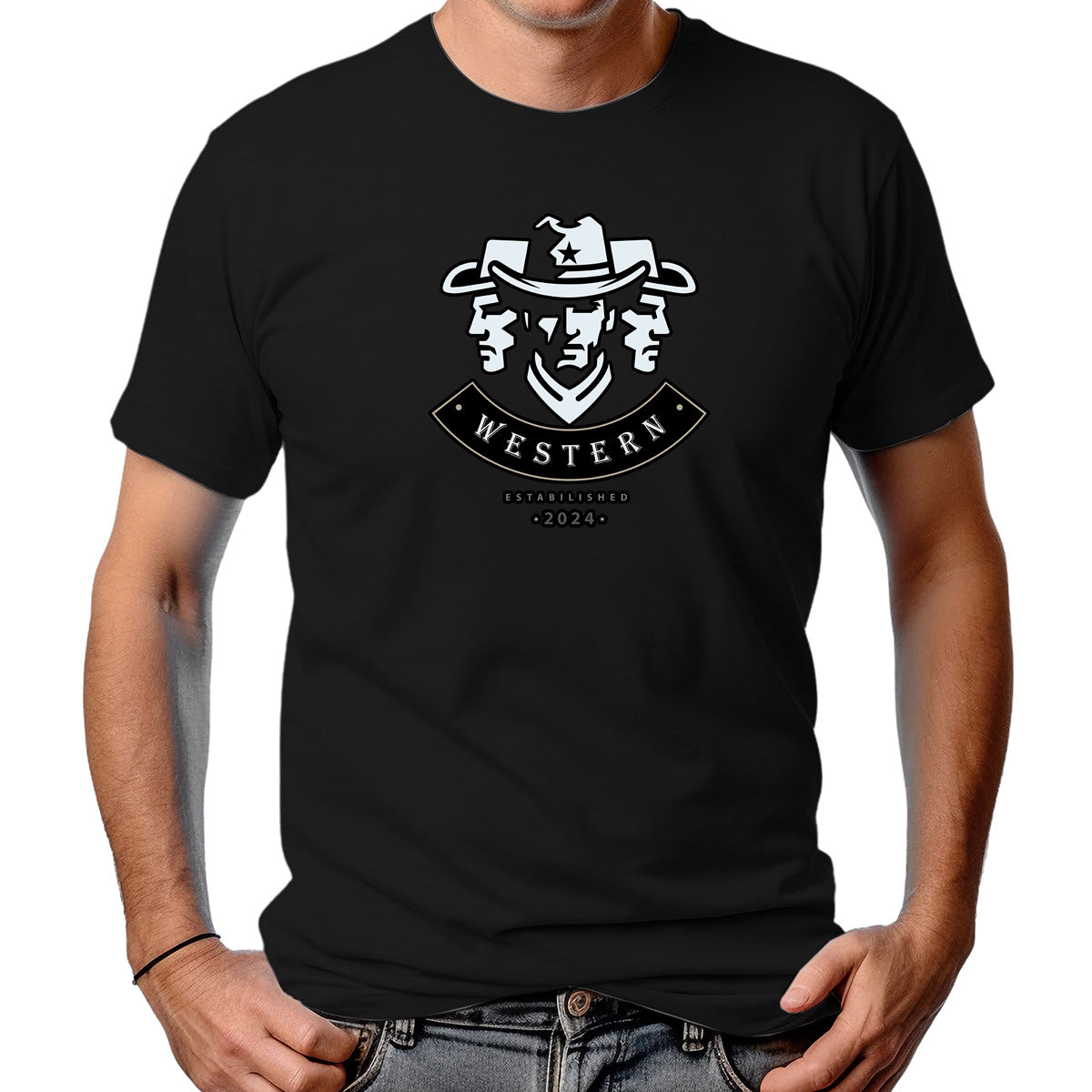 CAMISETA MASCULINA COPS WESTERN