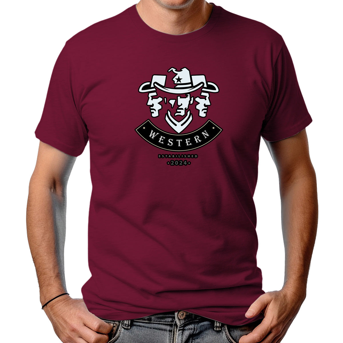 CAMISETA MASCULINA COPS WESTERN
