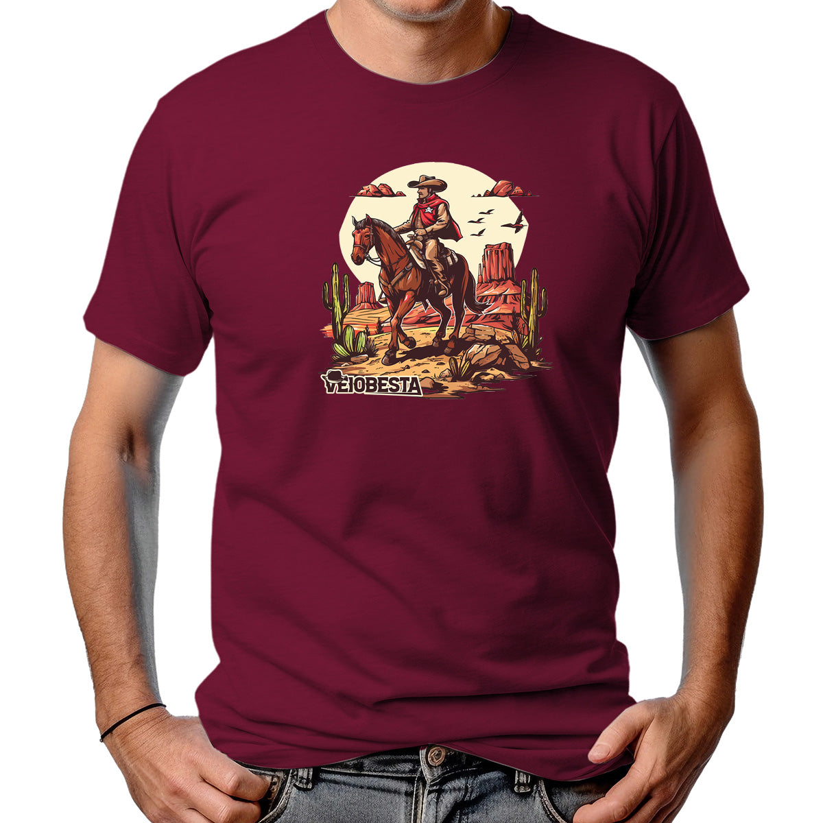 CAMISETA MASCULINA CAVALHEIRO DO DESERTO 2