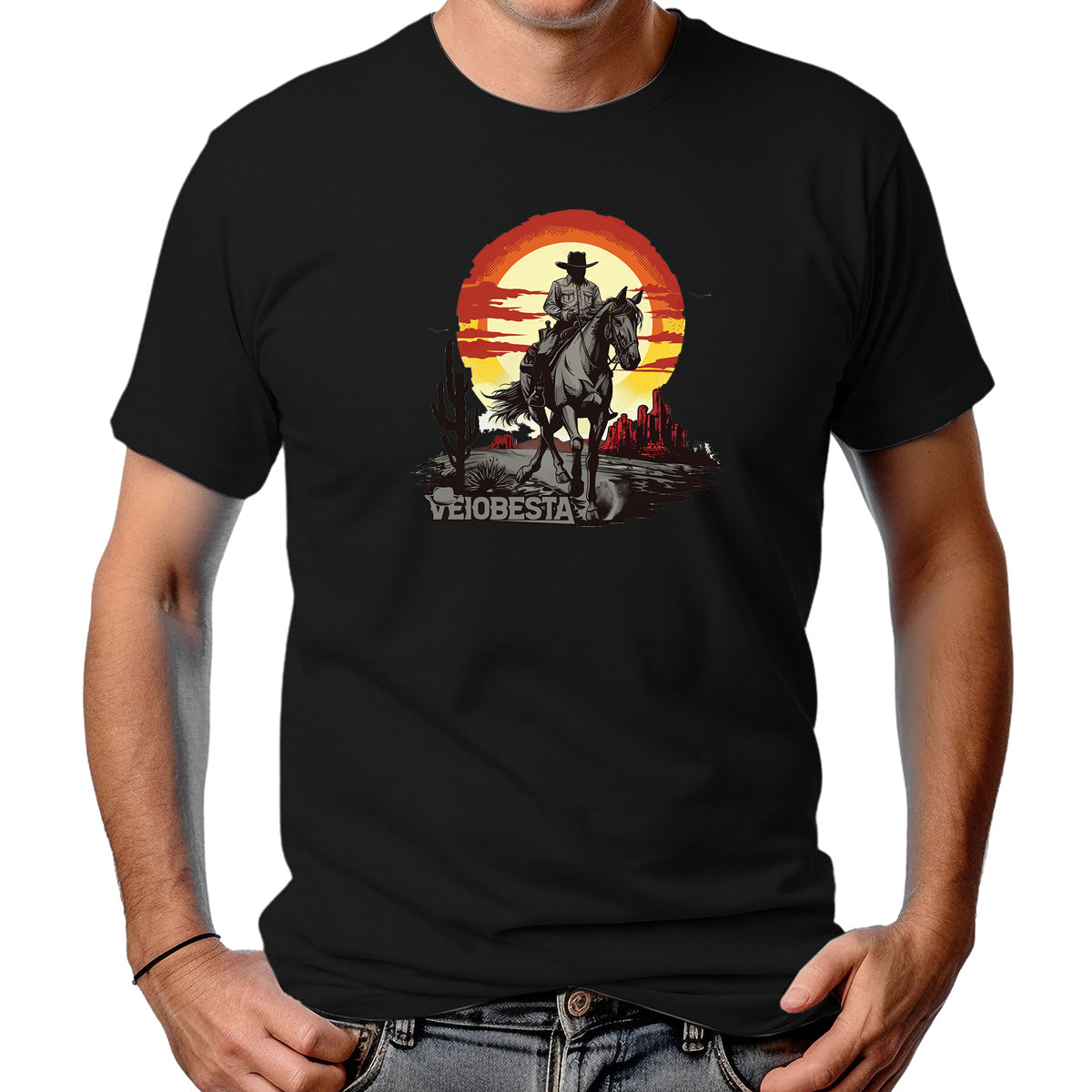 CAMISETA MASCULINA CAVALHEIRO DO DESERTO 3