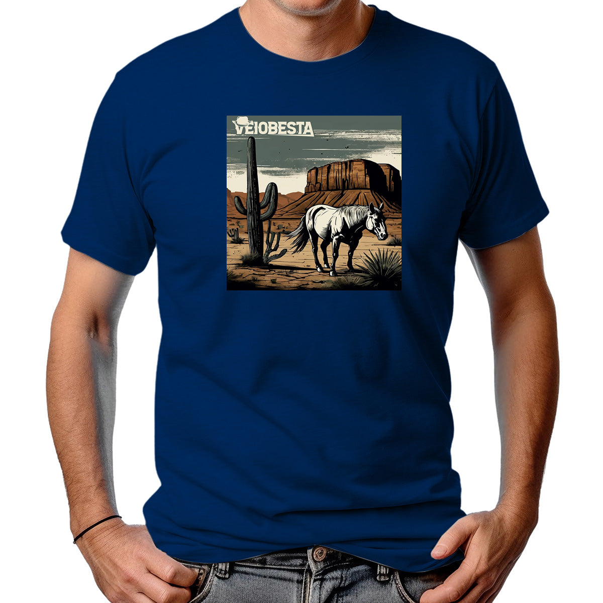 CAMISETA MASCULINA O CAVALO E O CACTO