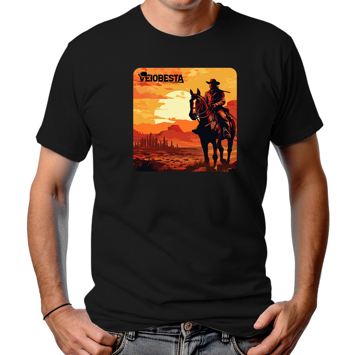 CAMISETA MASCULINA CAVALHEIRO DO DESERTO 3