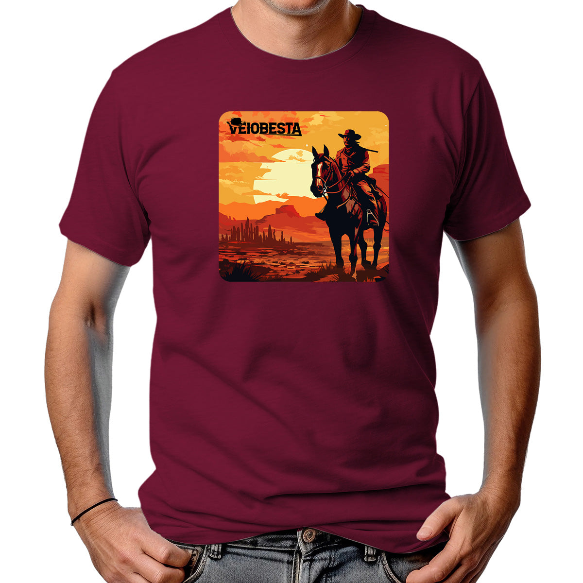 CAMISETA MASCULINA CAVALHEIRO DO DESERTO 3