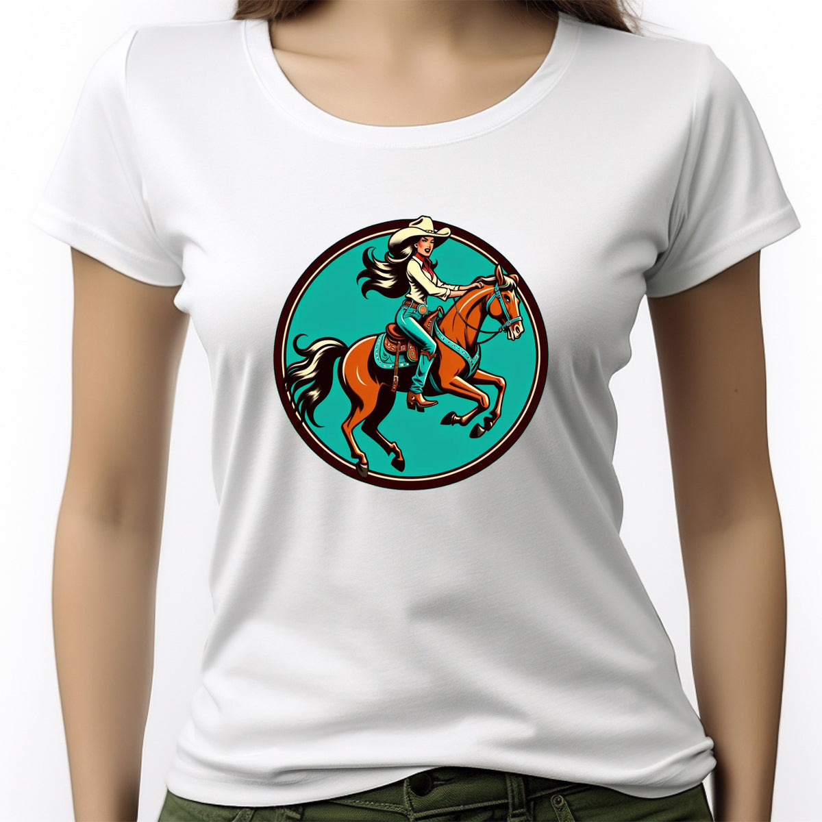 CAMISETA FEMININA LIKE A COWGIRL