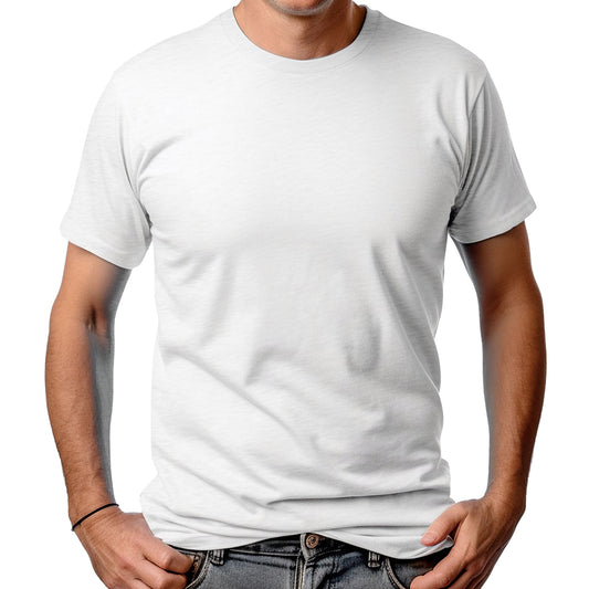 CAMISETA LISA UNISSEX ALGODÃO POLIÉSTER