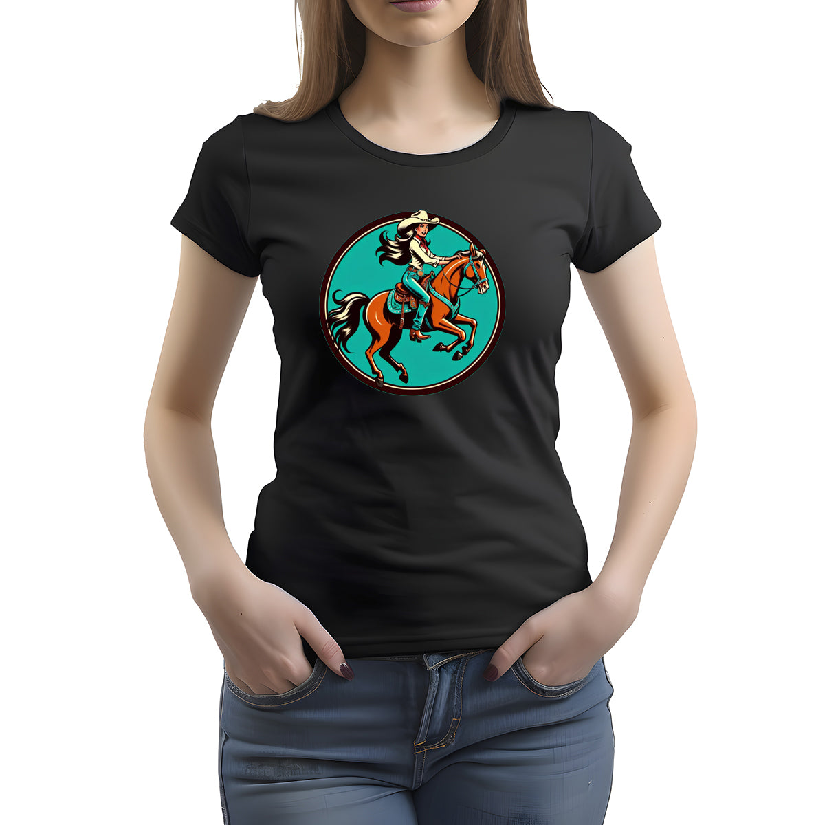 CAMISETA FEMININA LIKE A COWGIRL