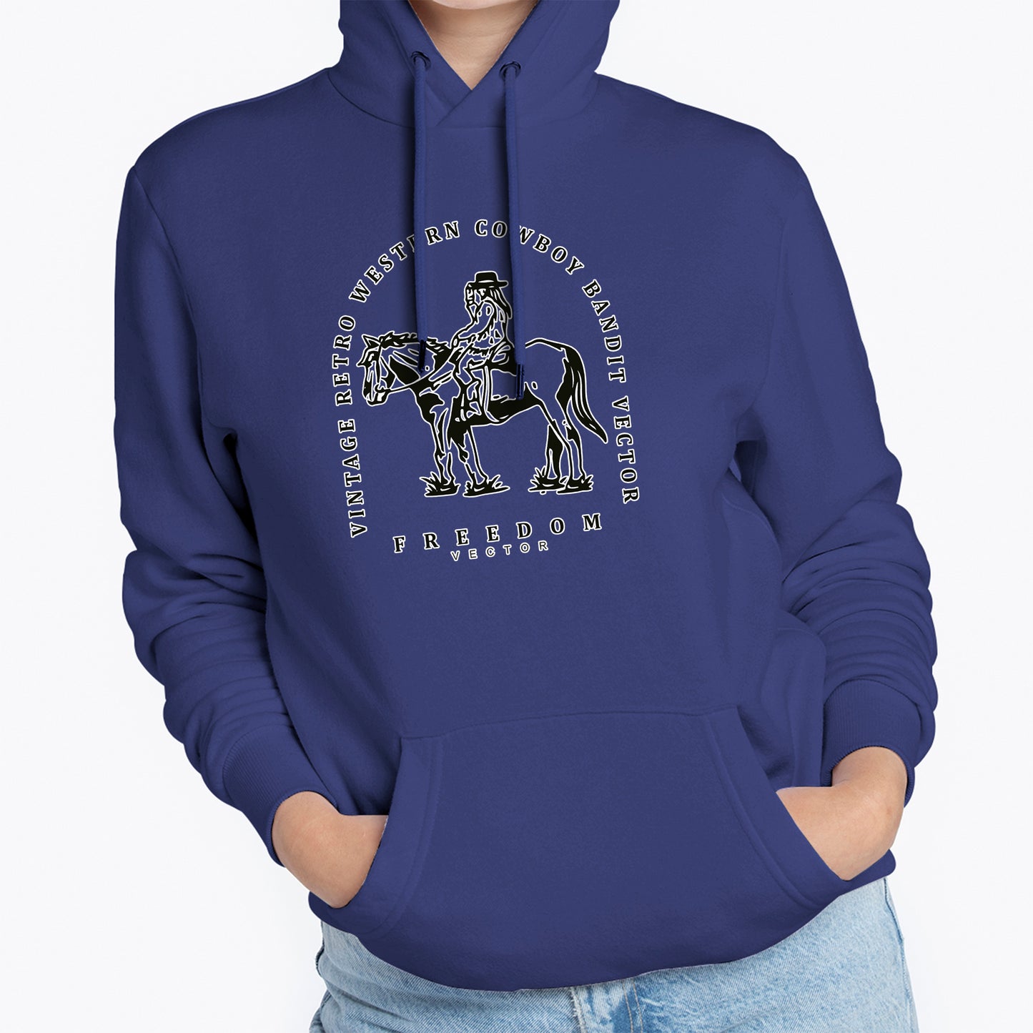MOLETOM FEMININO VINTAGE RETRO WESTERN