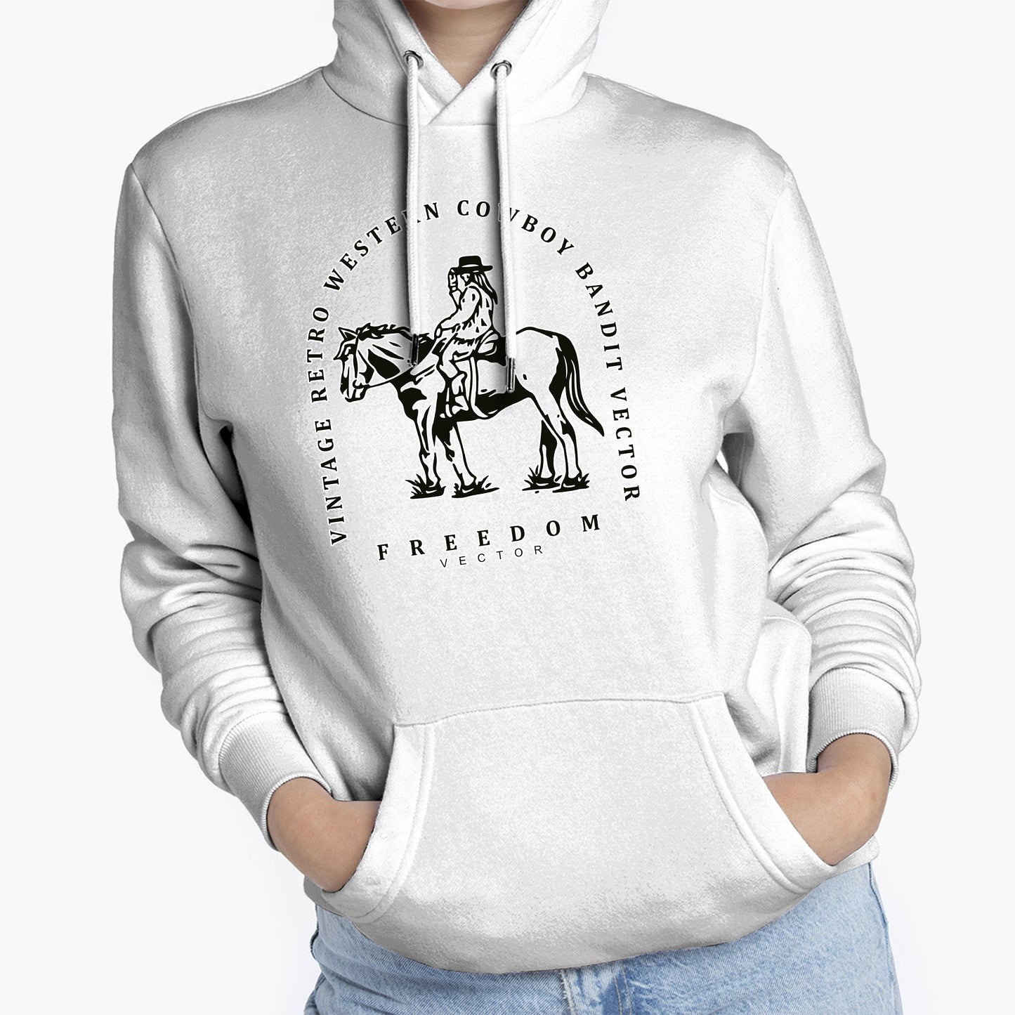 MOLETOM FEMININO VINTAGE RETRO WESTERN