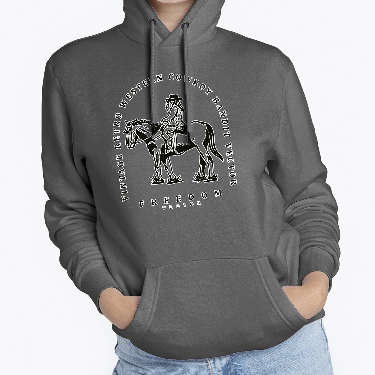 MOLETOM FEMININO VINTAGE RETRO WESTERN