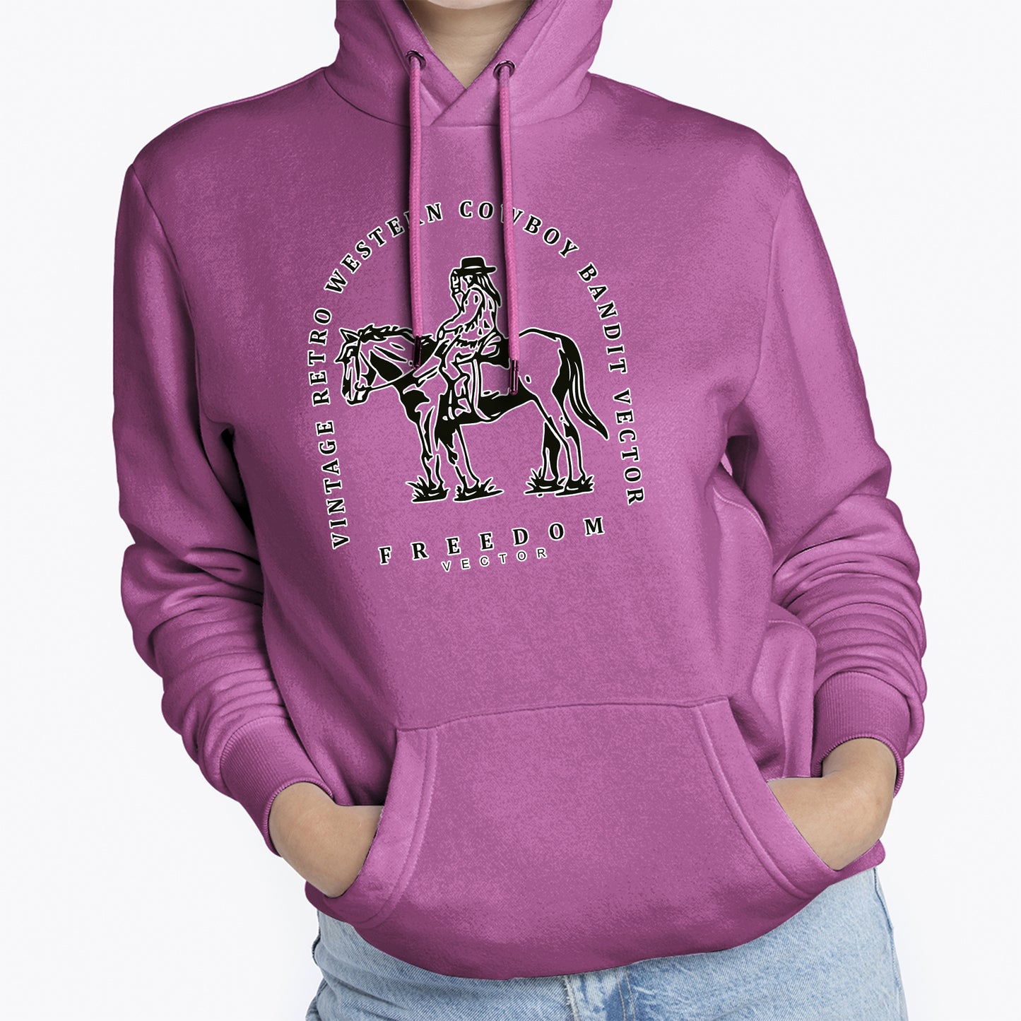 MOLETOM FEMININO VINTAGE RETRO WESTERN