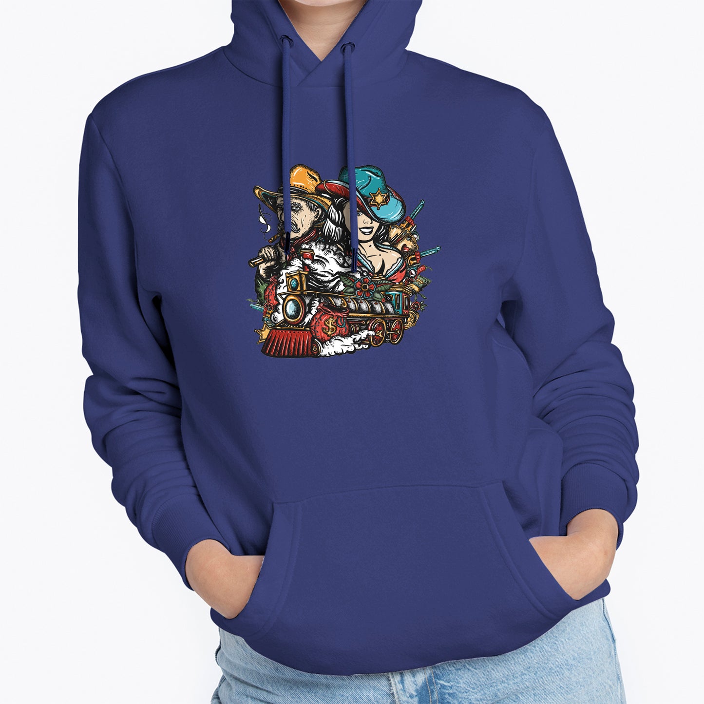 MOLETOM FEMININO OLD CARTOON COUPLE