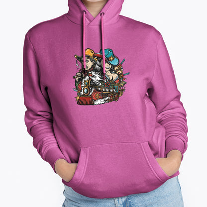 MOLETOM FEMININO OLD CARTOON COUPLE