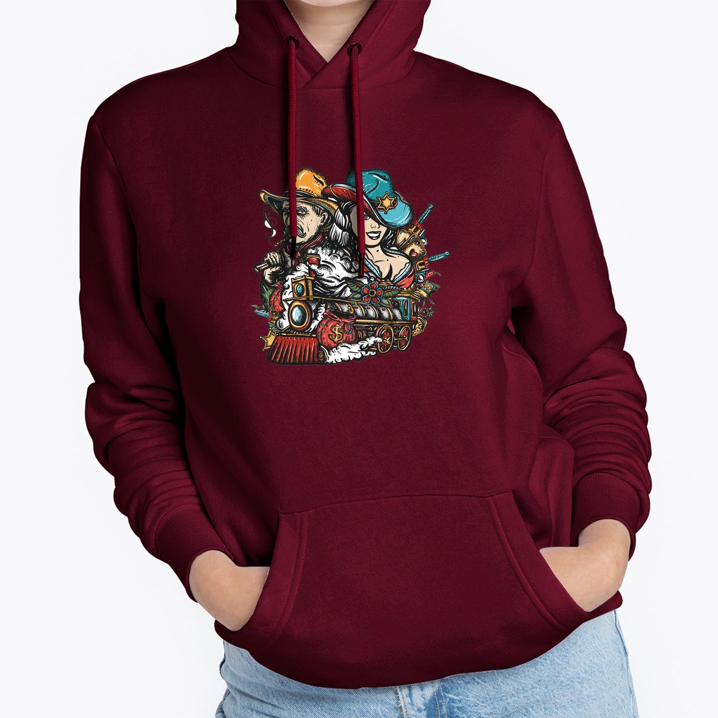 MOLETOM FEMININO OLD CARTOON COUPLE
