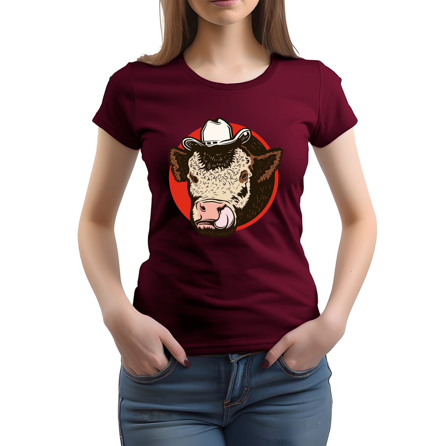 CAMISETA FEMININA CUTTY COW