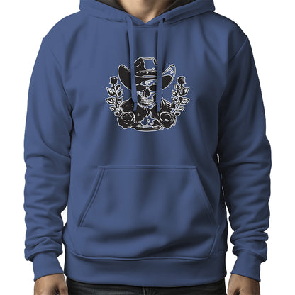 MOLETOM MASCULINO BLACK SKULL FLOWERS