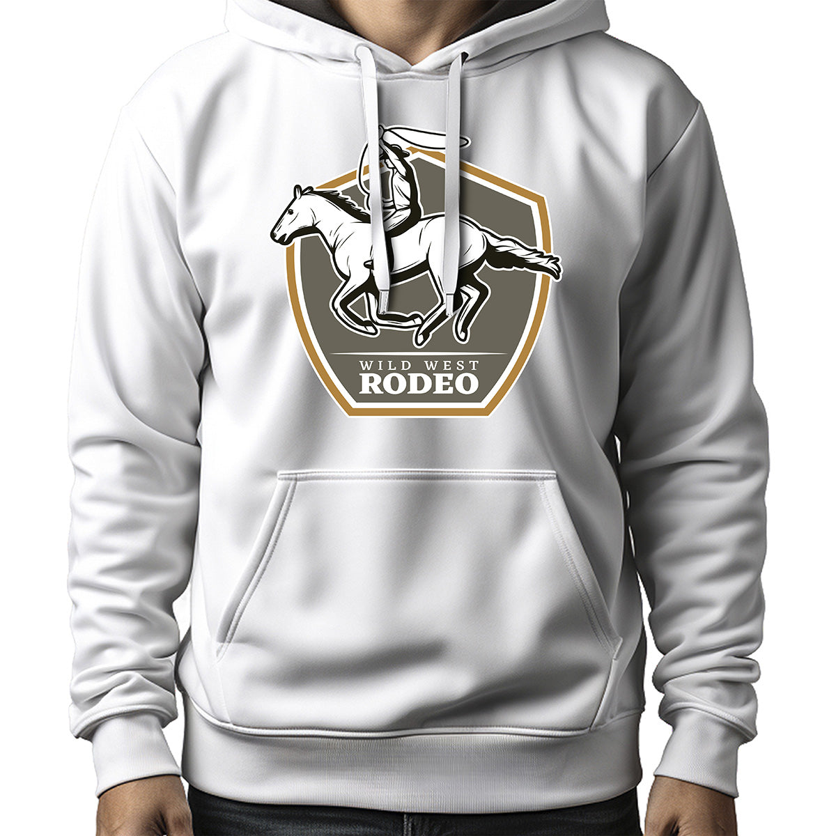 MOLETOM MASCULINO WILD WEST RODEIO