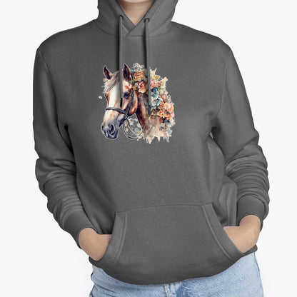 MOLETOM FEMININO FLOWER HORSE