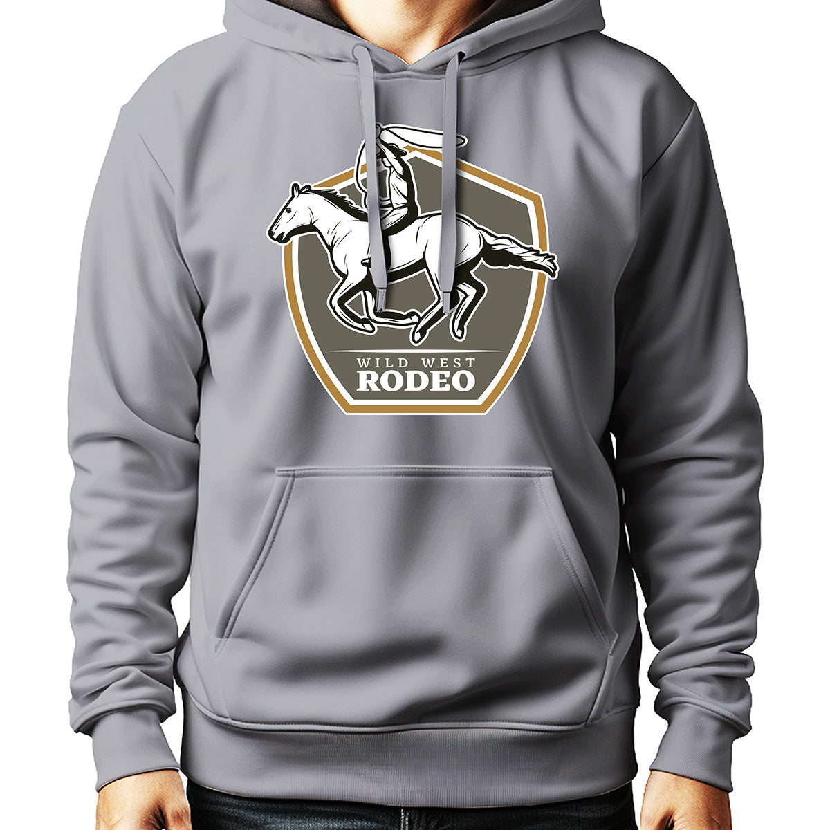 MOLETOM MASCULINO WILD WEST RODEIO