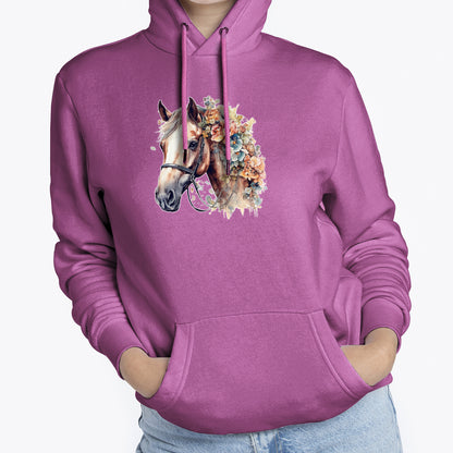 MOLETOM FEMININO FLOWER HORSE