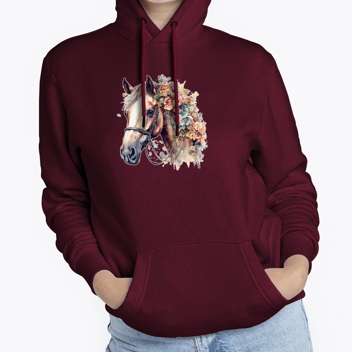 MOLETOM FEMININO FLOWER HORSE