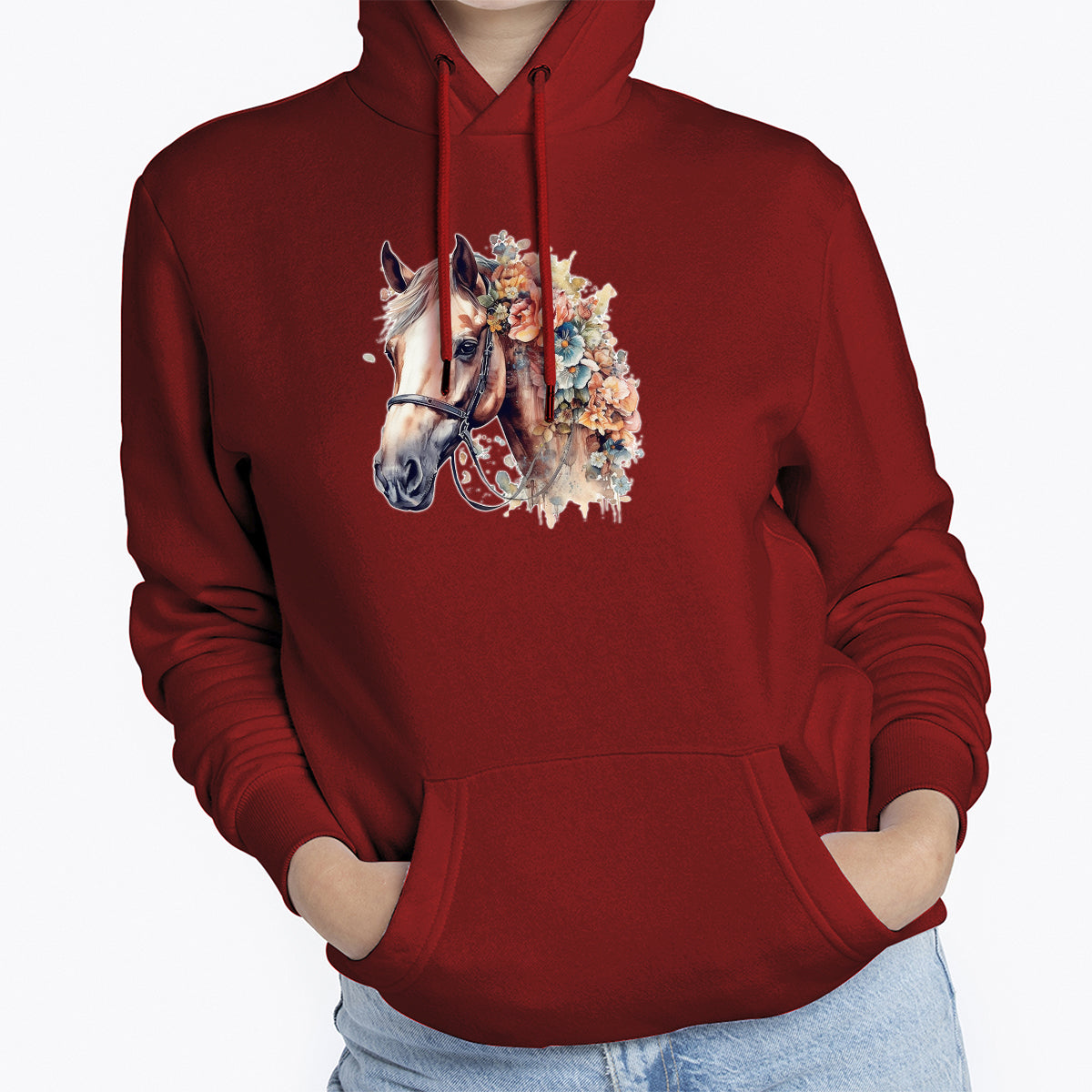 MOLETOM FEMININO FLOWER HORSE