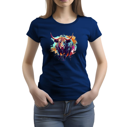 CAMISETA FEMININA RAINBOW BULL