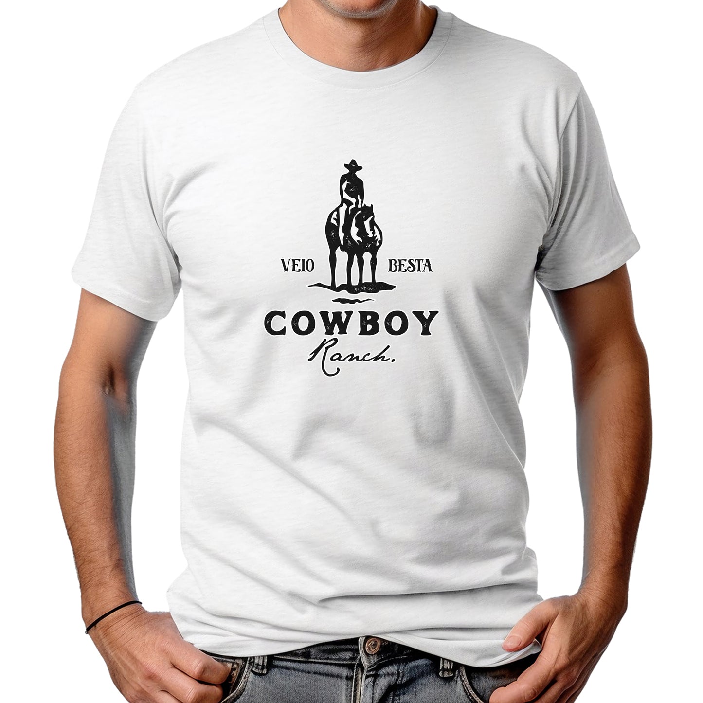 CAMISETA MASCULINA VEIOBESTA RANCH