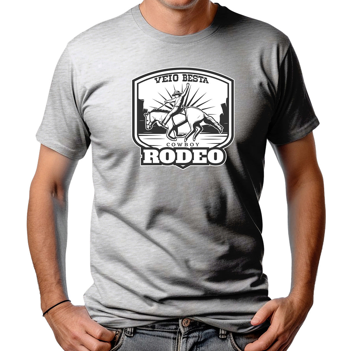 CAMISETA MASCULINA COWBOY RODEIO