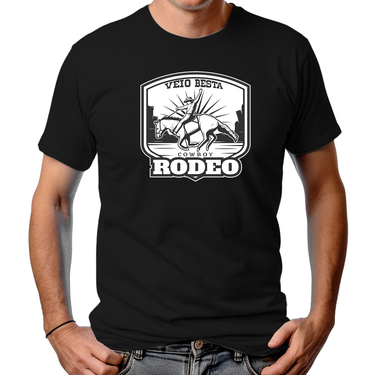 CAMISETA MASCULINA COWBOY RODEIO