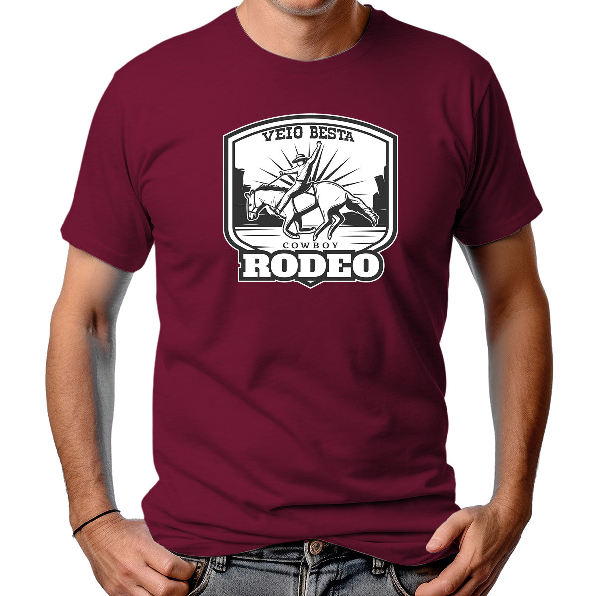 CAMISETA MASCULINA COWBOY RODEIO