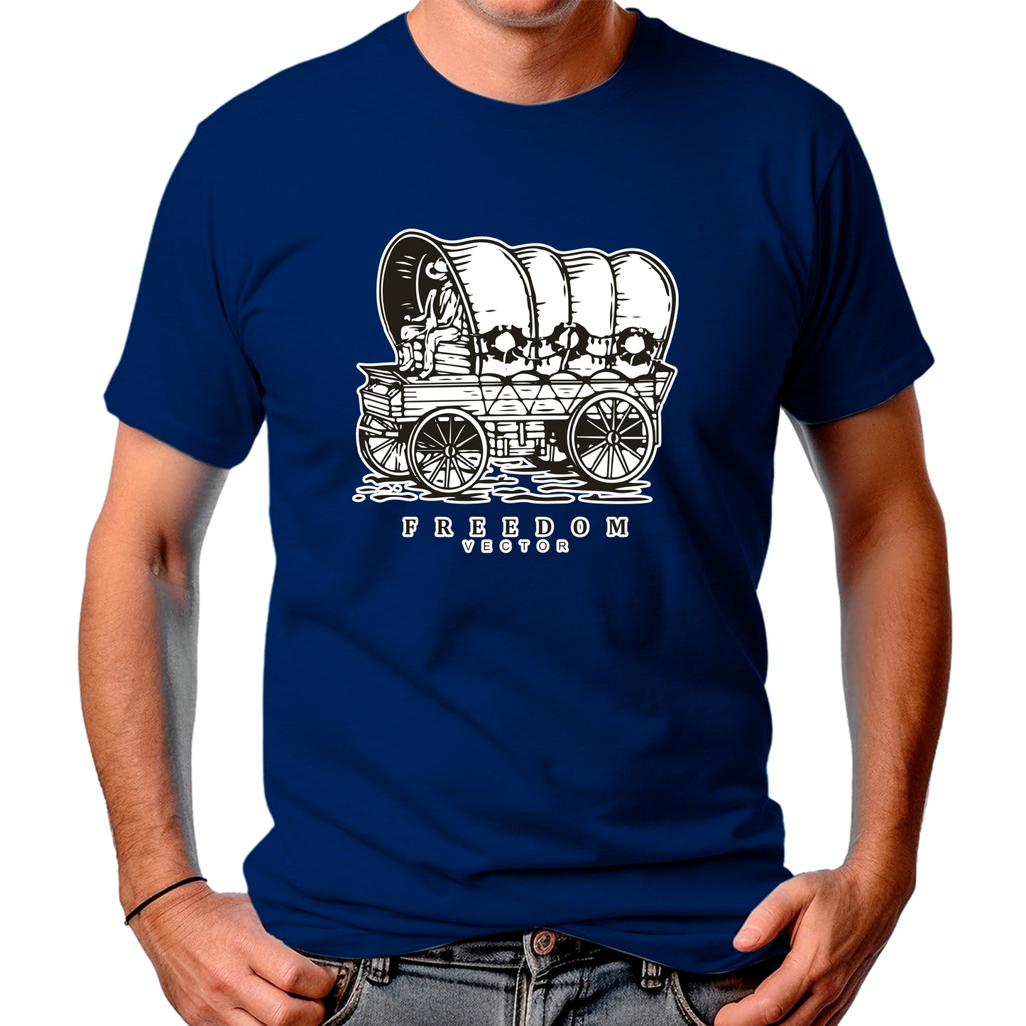 CAMISETA MASCULINA FREEDOM VECTOR