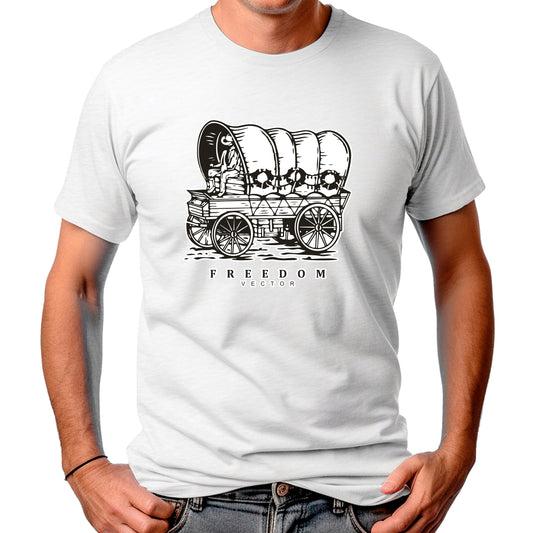 CAMISETA MASCULINA FREEDOM VECTOR