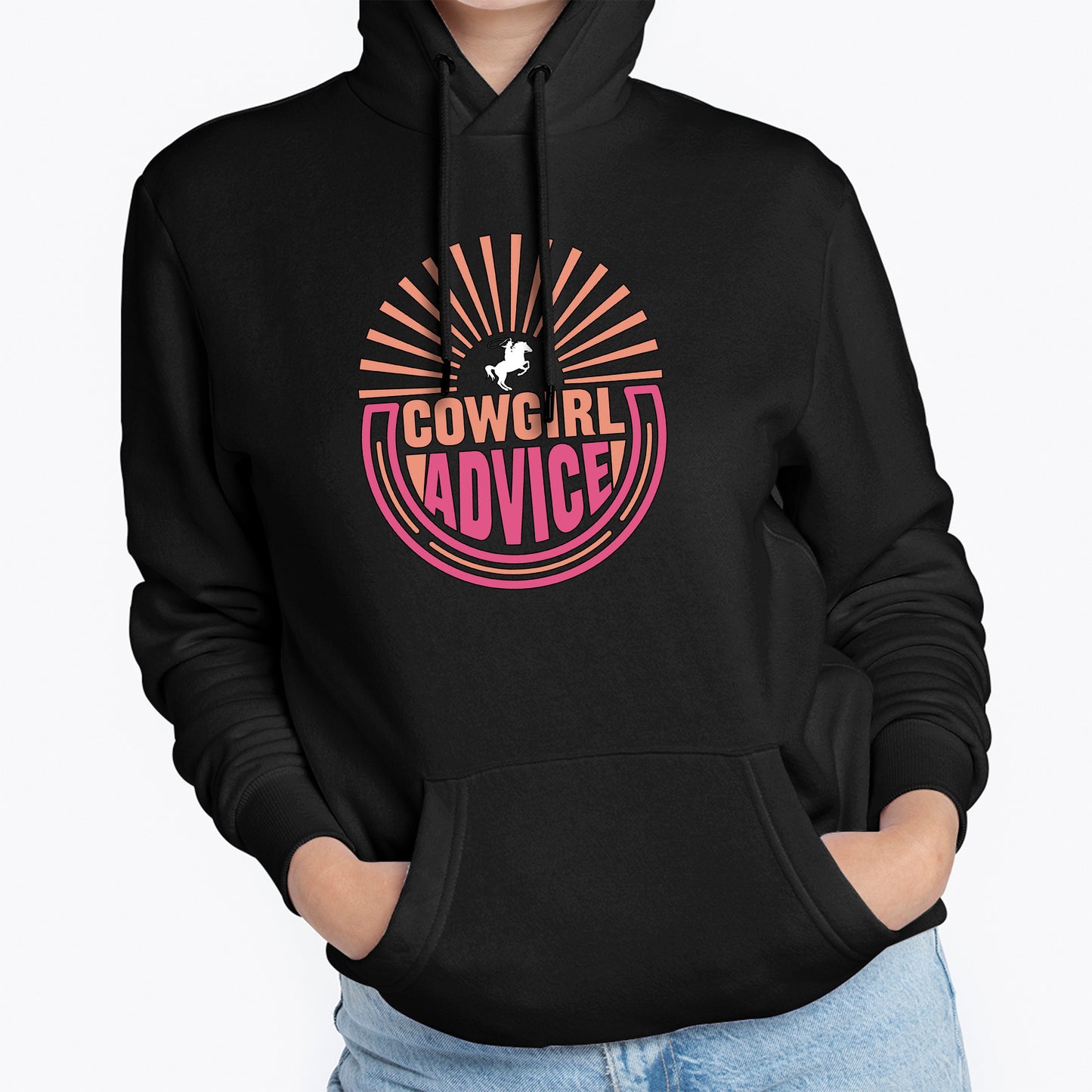 MOLETOM FEMININO COWGIRL ADVICE