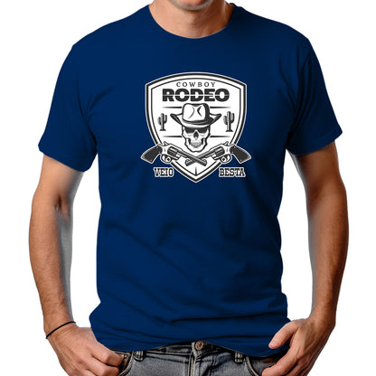 CAMISETA MASCULINA CAVEIRA DESERT RODEIO