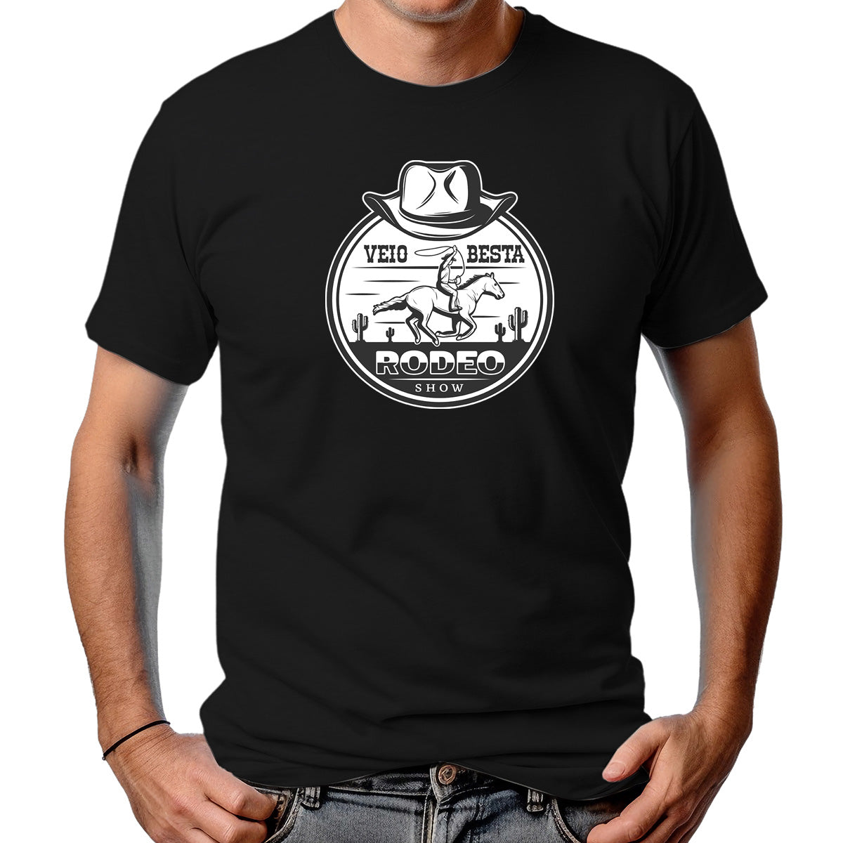 CAMISETA MASCULINA RODEIO SHOW