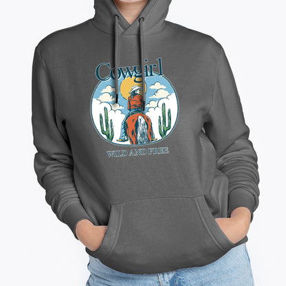 MOLETOM FEMININO COWGIRL WILD AND FREE