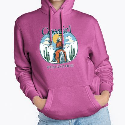 MOLETOM FEMININO COWGIRL WILD AND FREE