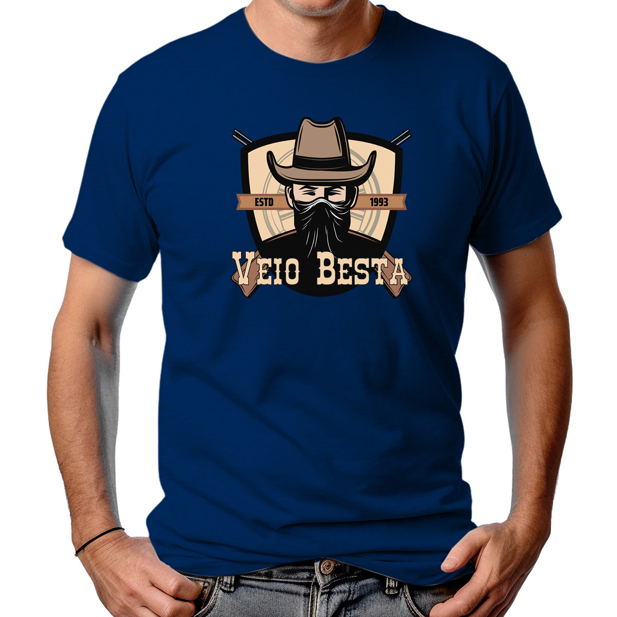 CAMISETA MASCULINA COWBOY ATIRADOR
