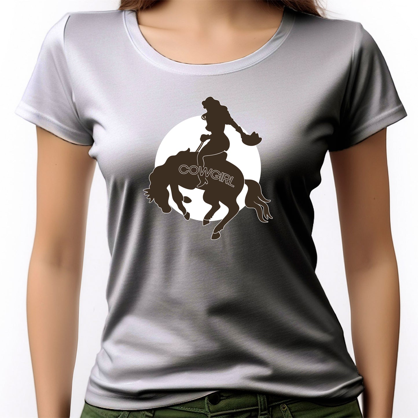 CAMISETA FEMININA COWGIRL RIDE