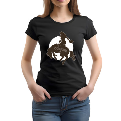 CAMISETA FEMININA COWGIRL RIDE