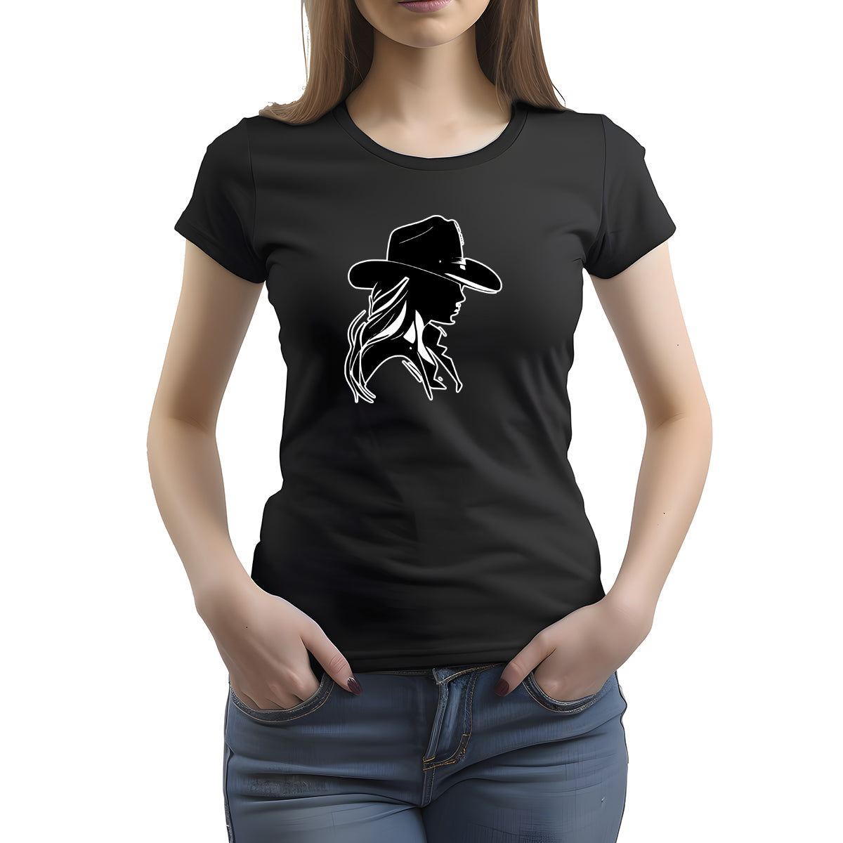 CAMISETA FEMININA COWGIRL HAT