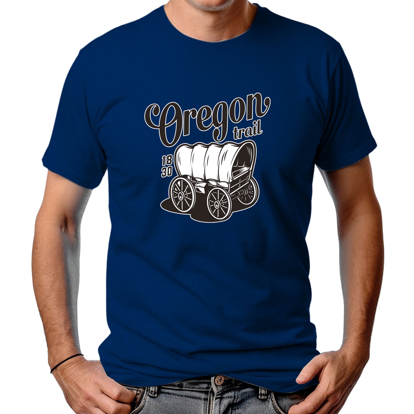 CAMISETA MASCULINA OREGON TRAIL 1830