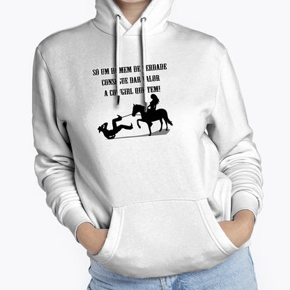 MOLETOM FEMININO DAR VALOR A COWGIRL