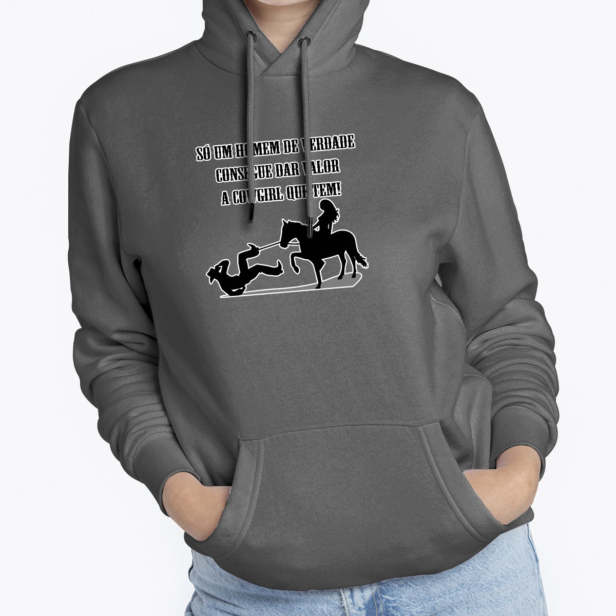 MOLETOM FEMININO DAR VALOR A COWGIRL