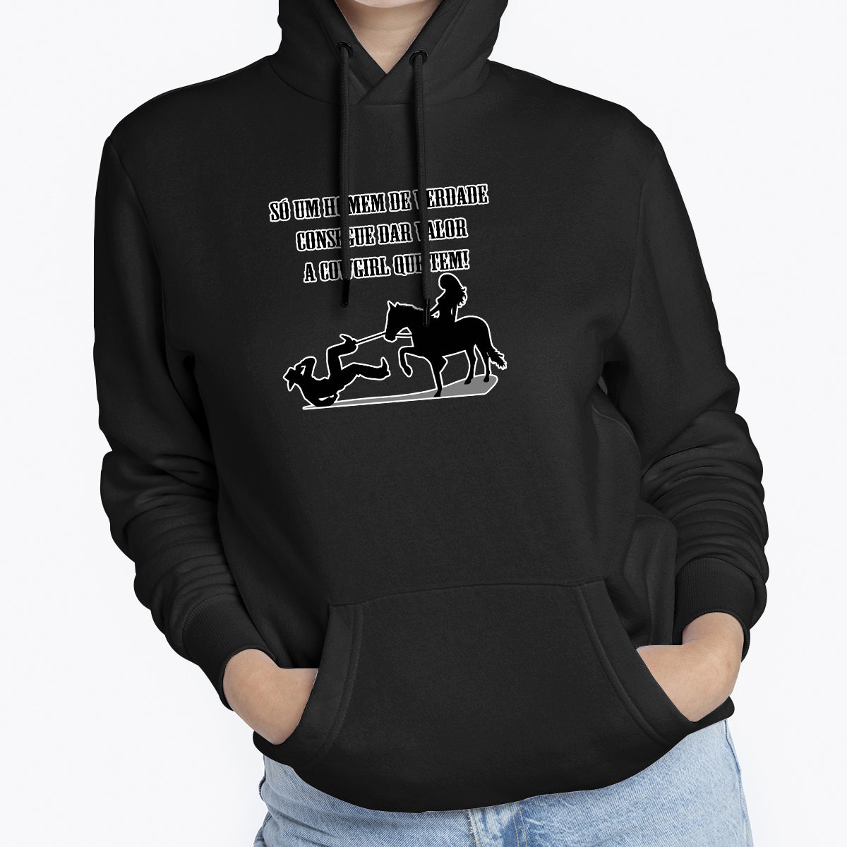 MOLETOM FEMININO DAR VALOR A COWGIRL