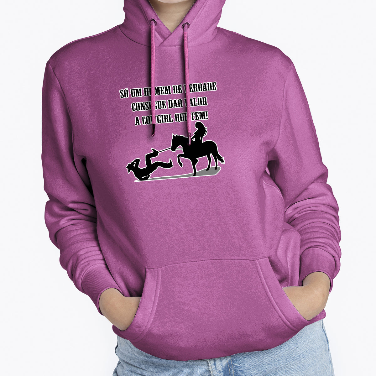 MOLETOM FEMININO DAR VALOR A COWGIRL