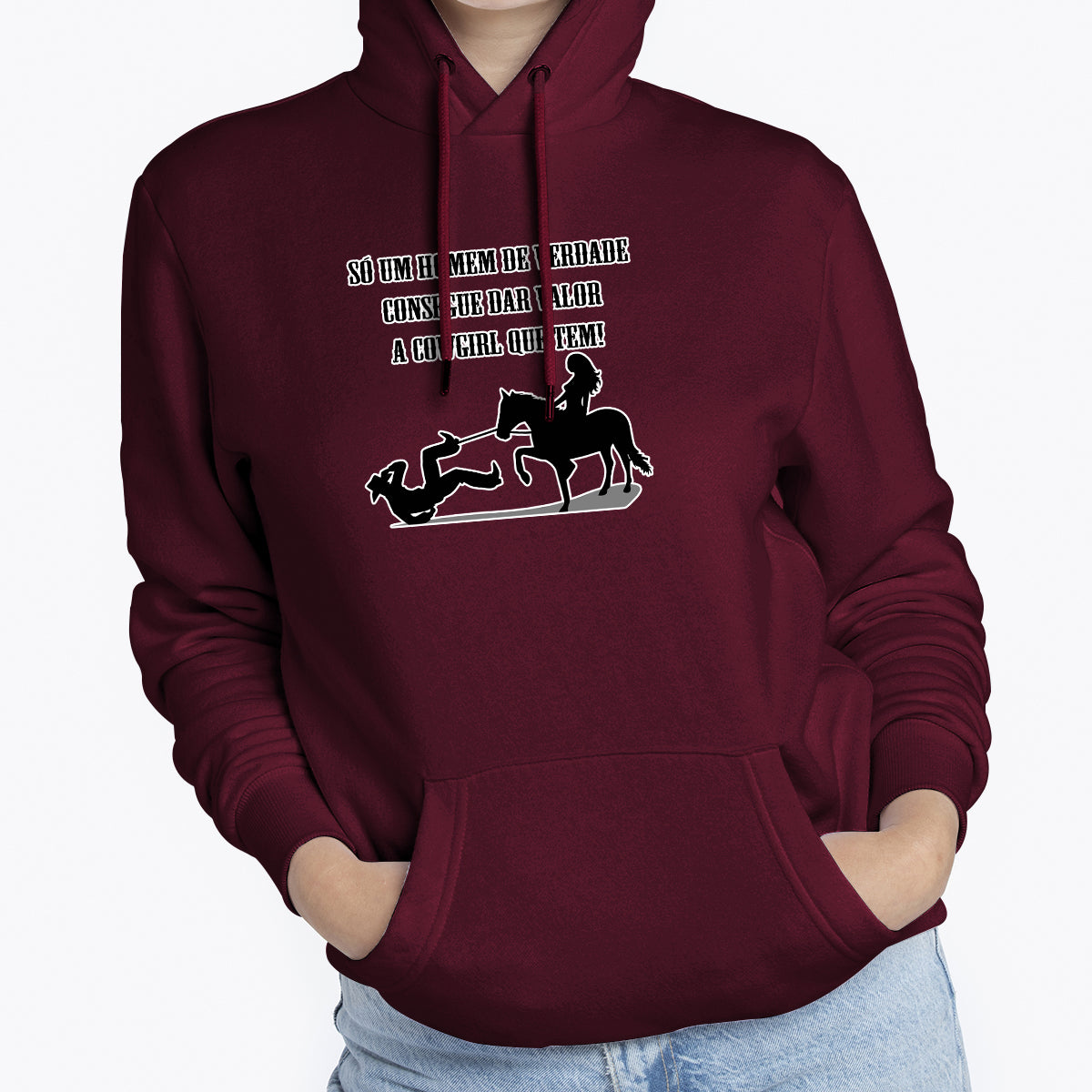 MOLETOM FEMININO DAR VALOR A COWGIRL