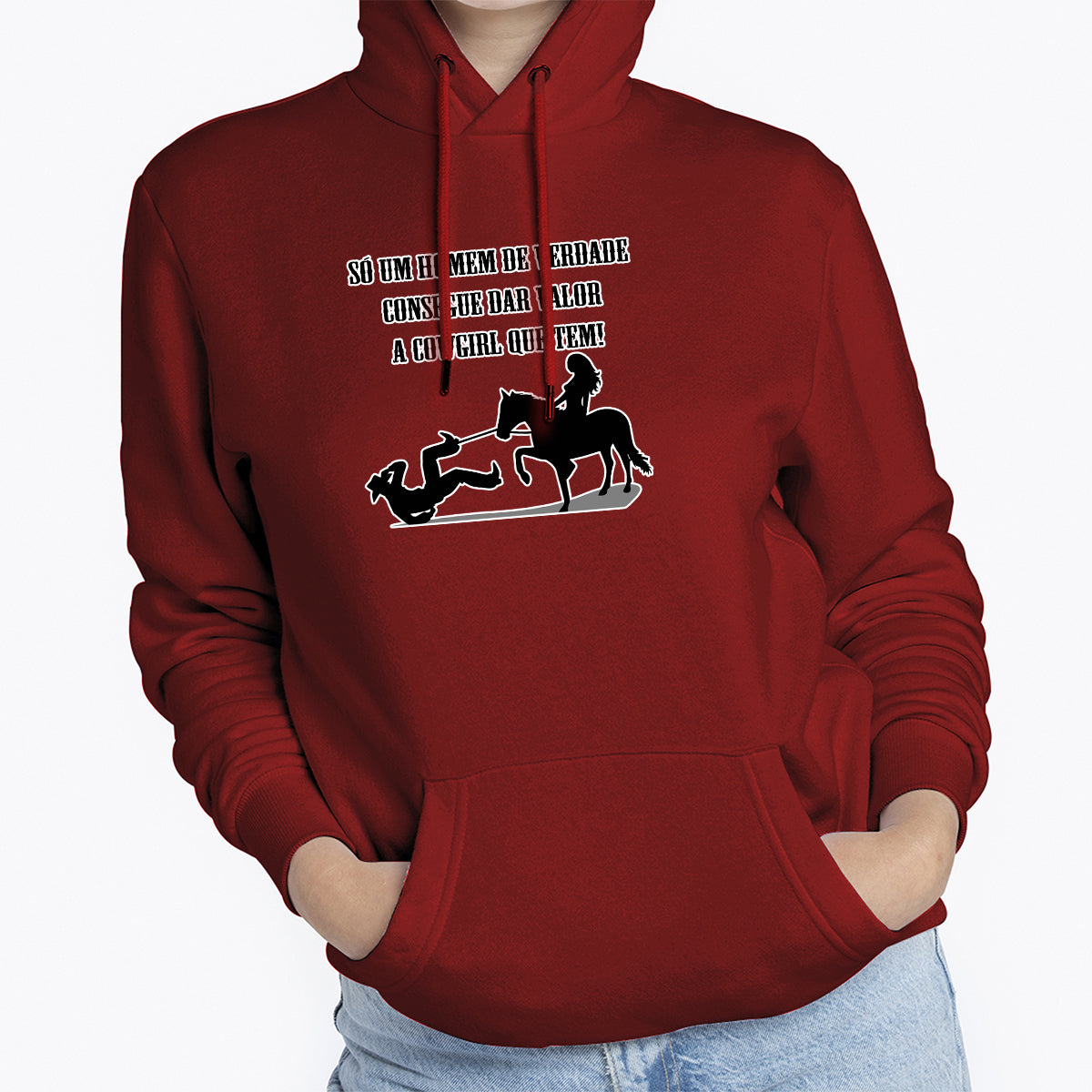 MOLETOM FEMININO DAR VALOR A COWGIRL