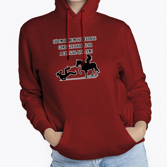 MOLETOM FEMININO DAR VALOR A COWGIRL