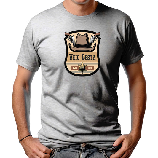 CAMISETA MASCULINA SHERIFF ESTD 1933
